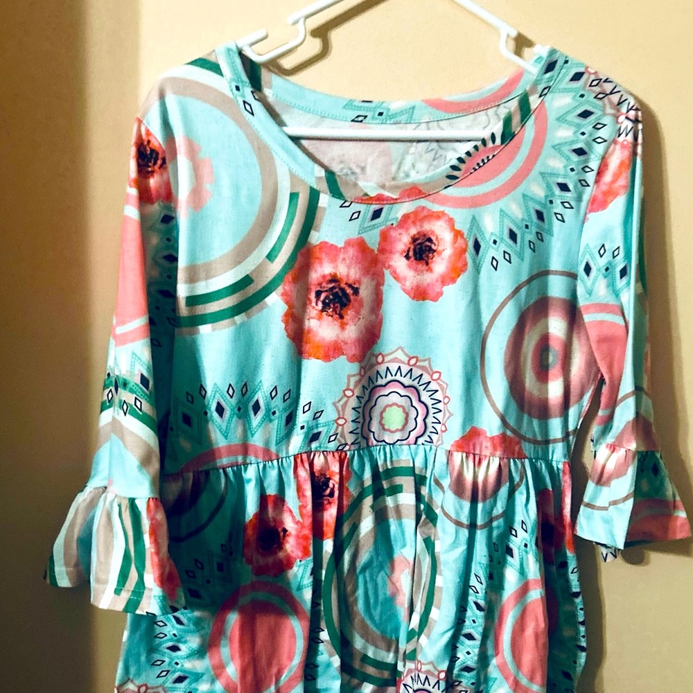 Women's floral top.